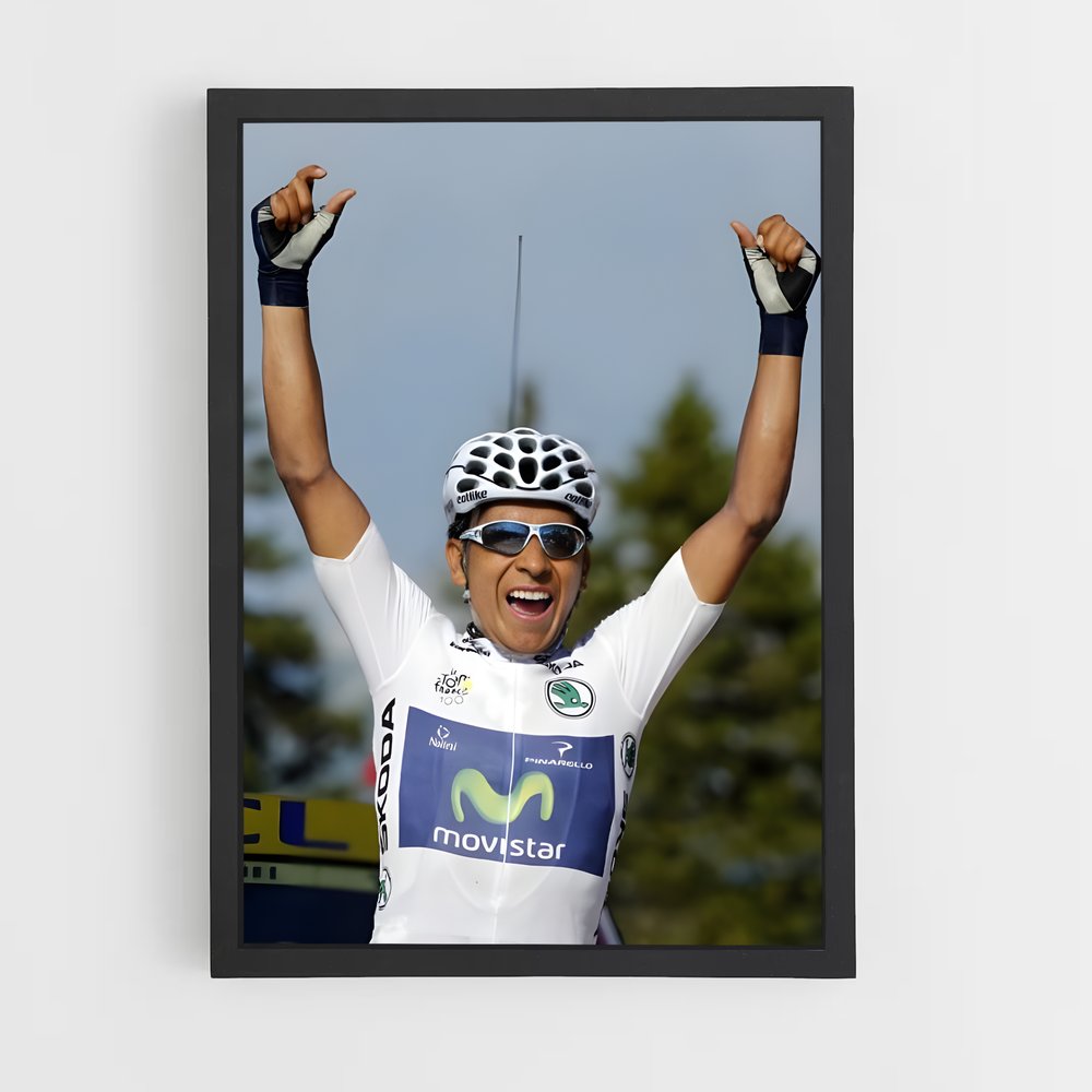 Poster L'Ascension de Nairo – affiche Cyclisme (vue 2)